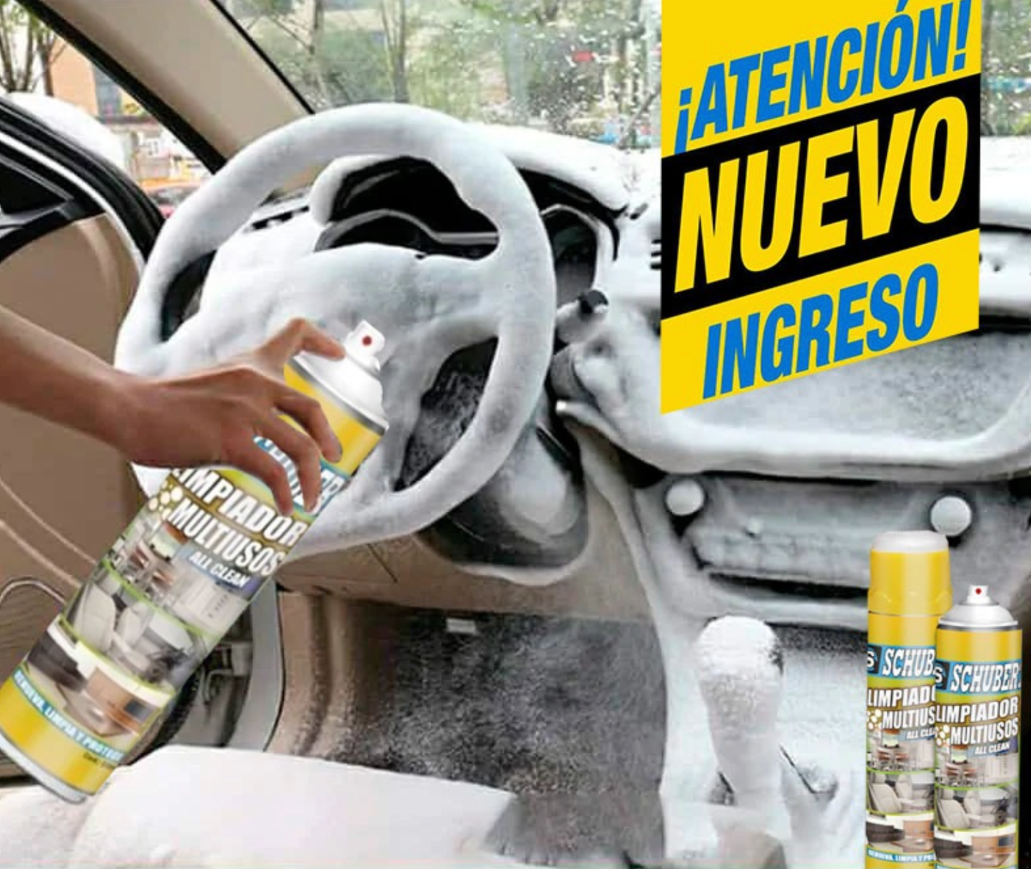 ESPUMA LIMPIADORA MULTIUZOS